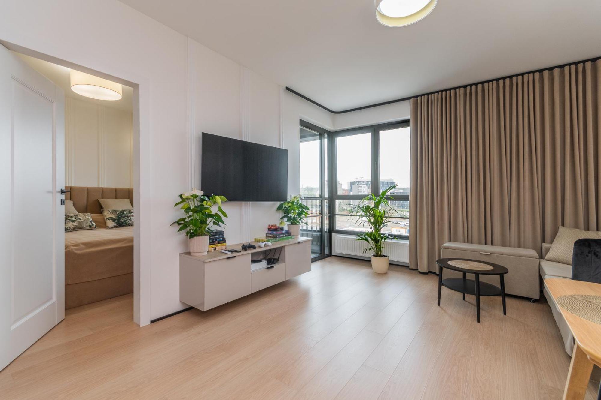 Grand Apartments - Doki Living & Foodhall Гданск Екстериор снимка